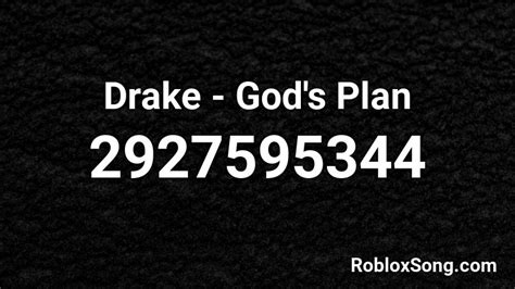 Drake God S Plan Id Roblox Redeem Roblox Hack Promotions Codes - drake gods plan roblox song code